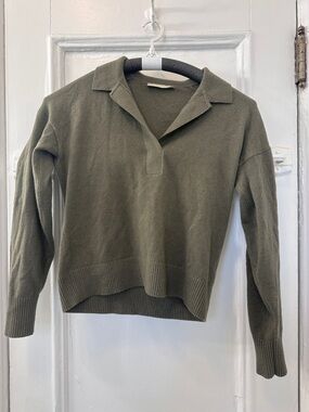 Everlane Cashmere Polo in Kalamata